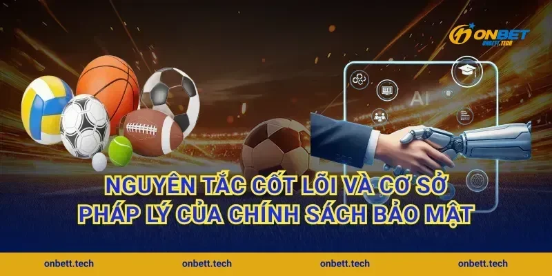 Nguyên tắc cốt lõi và cơ sở pháp lý của chính sách bảo mật