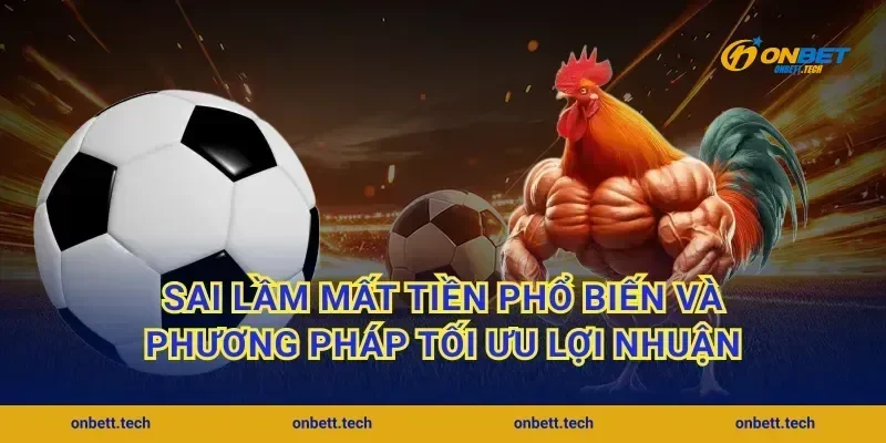 Sai lầm mất tiền phổ biến và phương pháp tối ưu lợi nhuận