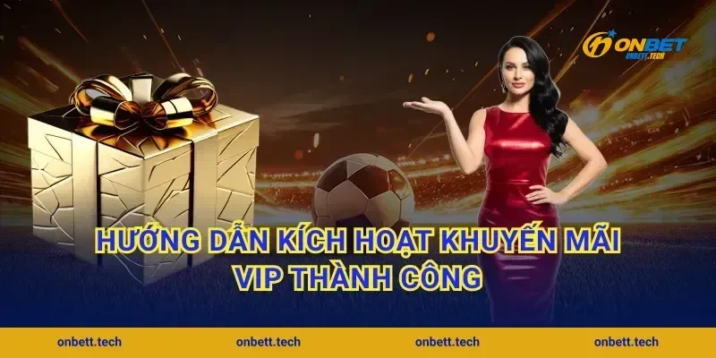 Hướng dẫn kích hoạt khuyến mãi VIP thành công